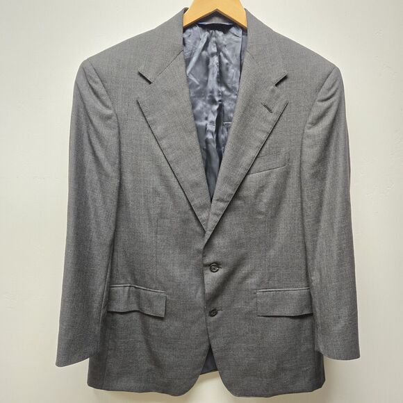 Vintage Polo By Ralph Lauren Blazer Mens sz 38R Dark Gray Sports Coat Jacket - Picture 1 of 6